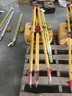 Spectra 500 Laser Level with Tripod, Transit Stick & HL700 Laser Receiver.
