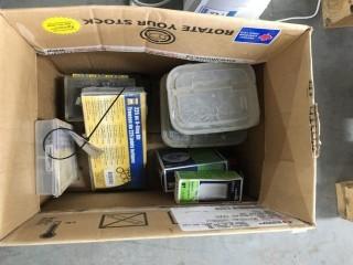 Quantity of O-Rings, Staples, & Nails.