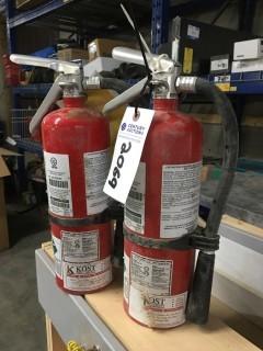 (2) 5LB Fire Extinguishers.