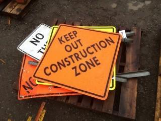 Construction Signs.