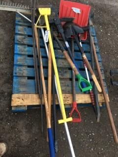 Quantity of Rakes & Shovels.