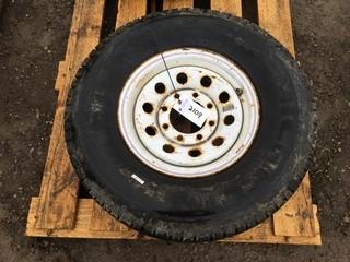 LT235/85R16 Tire with Rims.