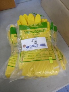Qty Of Approx. (60) Pairs Of Size Large VersaTouch Latex Gloves