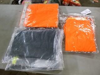 Qty Of (3) Viking Size XXL Coats, (2) Viking Size Large Coats And (1) 3XL Helly Hansen Double Bib Pants
