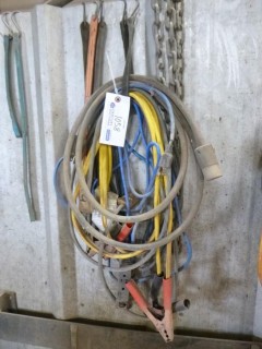 Qty Of Booster Cables, Extension Cords And Bungee Cords