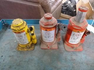 (1) 4-Ton And (1) 6-Ton And (1) 8-Ton Bottle Jacks