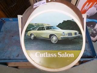 Cutlass Salon Plastic Sign