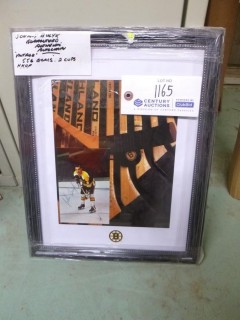 8in X 10in Signed Johnny Bucyk Boston Bruins Picture
