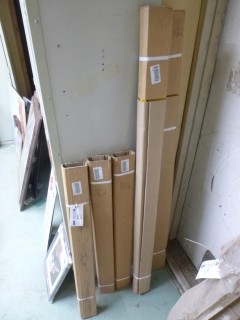 Qty Of (18) 36in X 2.75in X 1.25in Safety Door Edges And (12) 59in X 2.75in X 1.25in Safety Edges