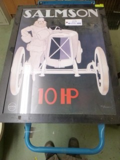 27in X 35in Salmson 10HP Framed Picture