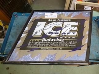 21 1/2in X 25 1/2in Budweiser Picture