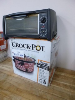 7-Quart Classic Crock Pot C/w Toaster Oven