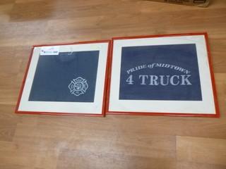 (2) Framed T-Shirts