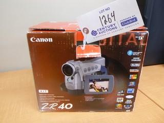 Cannon ZR40 Video Camcorder