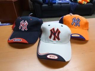 Qty Of (3) NYC Hats