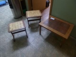 Qty Of (3) End Tables