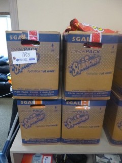 Qty Of (4) Boxes Of Sqwincher Sports Drink