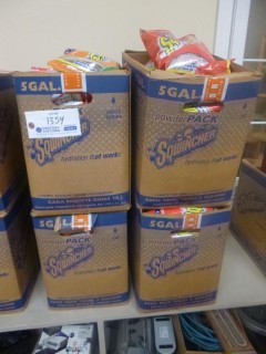 Qty Of (4) Boxes Of Sqwincher Sports Drink