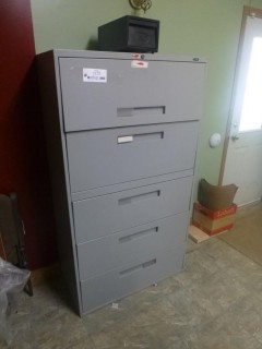 5-Drawer Metal Filing Cabinet