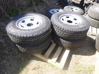 Qty Of (4) Wrangler Good Year 275/70R18 Tires w/ Rims