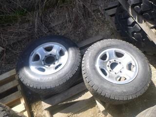 (2) BF Goodrich Rugged Trail 265/70R17 Tires w/ Rims