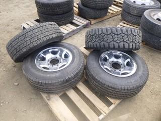(2) Michelin 265/70R17 Tires w/ Rims, (1) Yokohama 265/70R17 Tire w/ Rim And (1) Muteki Trail Hog 265/70R17 Tire w/ Rim