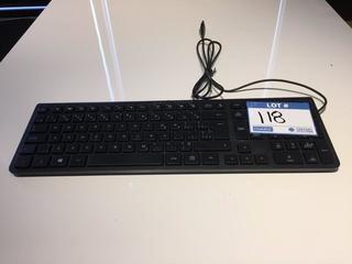 HP Wired Keyboard.