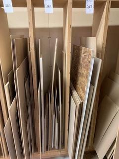 Quantity of Assorted MDF Pieces, Various Sizes/Widths.