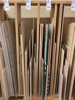 Quantity of Assorted MDF Pieces, Various Sizes/Widths.