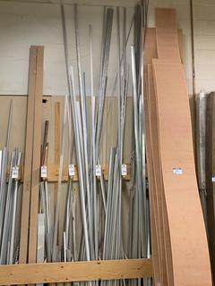 Quantity of Assorted Aluminum & Acrylic Channels.