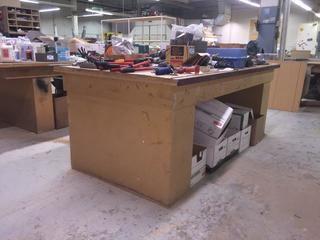 Work Bench, 96" x 48" x 36" **Tools not included**.