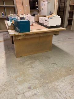 Work Bench, 96" x 48" x 36" **Tools not included**.