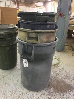 (4) Garbage Cans.