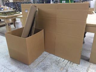 Quantity of Assorted Boxes & Cardboard.