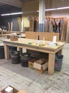 Work Bench, 100" x 49" x 36" **Tools not Included**.