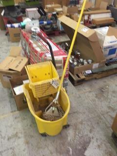 Commercial Mop & Bucket.