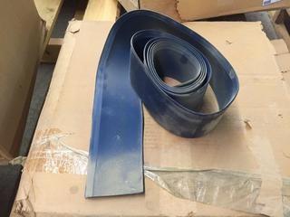 Box of Blue Rubber Base Moulding.