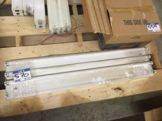 (2) Fluorescent Light Fixtures.