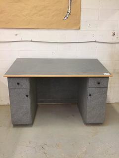 Drafting Desk with Storage, 64" x 32-1/2" x 36-1/2".