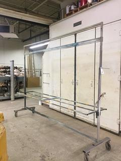 Painting Rack, Approximately 8' x 10'.