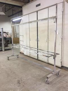 Painting Rack, Approximately 8' x 10'.