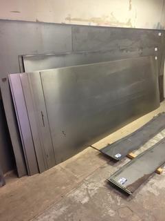 Quantity of Approximately 9-1/2' x 4-1/2' Sheets of Steel.