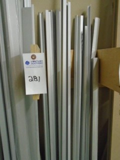 Quantity of Assorted Aluminum Channels.