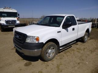 2008 Ford F-150 4X4 Pickup C/w XL Triton V8, A/T. Showing 195,264Kms. VIN 1FTRF14W98KC02152. *Note: Rust On Tailgate And Above Wheel Wells*