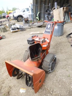 Gilson 1000 10hp Gas Snowblower *Note: Running Condition Unknown*