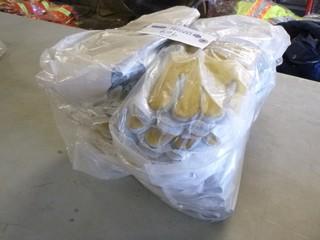 Qty Of Approx. (24) Pairs Of Size Medium Weldrite Welding Gloves