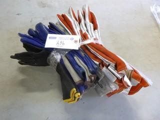 Qty Of (6) Pairs Of Size Large Welding Gloves And Size 11/12 Welding Gloves