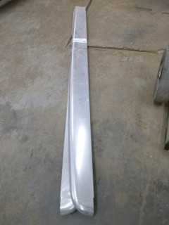 5in X 74in Chrome Rails To Fit Top Of Truck Box