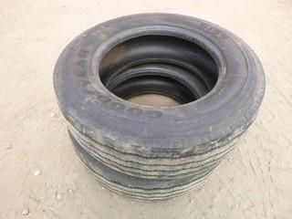 (2) Goodyear G159 245/70 R19.5 Tires