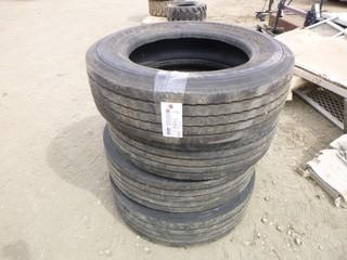 Qty Of (4) Goodyear G149 225/70 R19.5 Tires